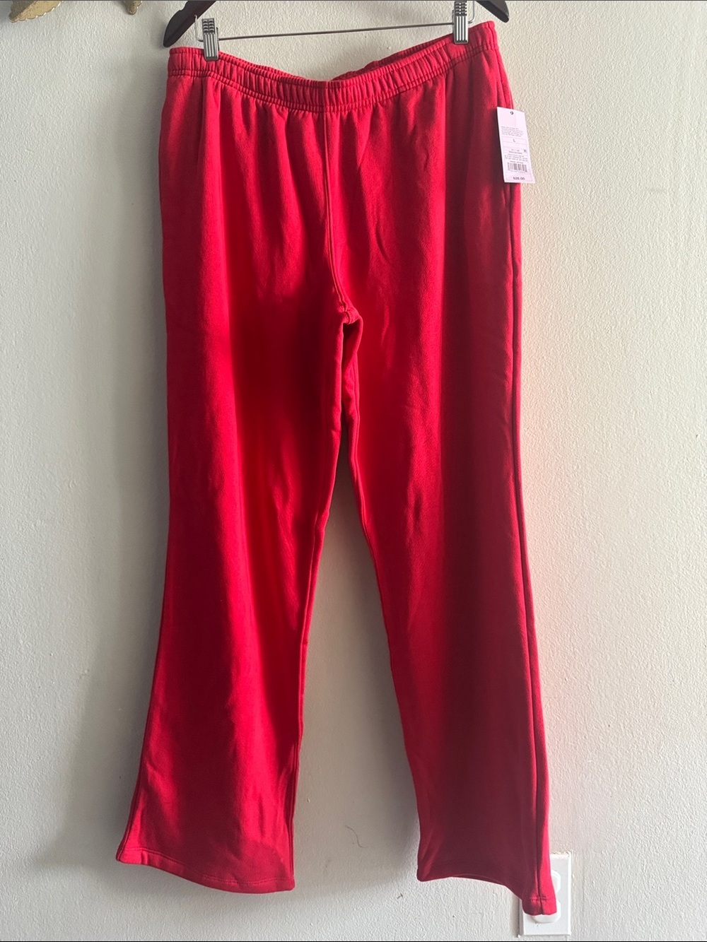 wild fable Red Elastic Waist Lounge Pants